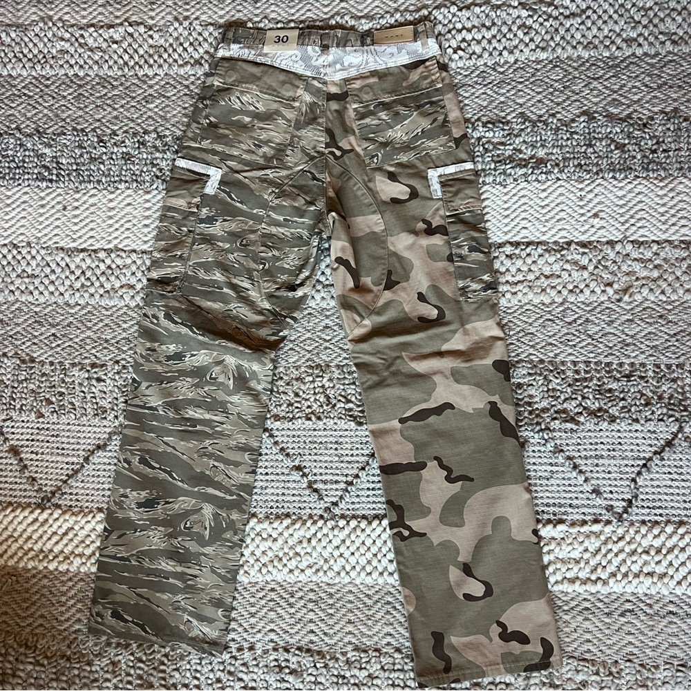 MNML Brown and Tan Cargo Pants - Picture 3 of 7